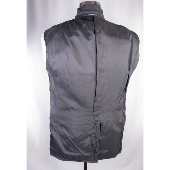 Pull Pal Zileri Mens 2 Piece Suit Wool Gray Check Jacket Size 42R Pants 34X28 - Picture 13 of 16